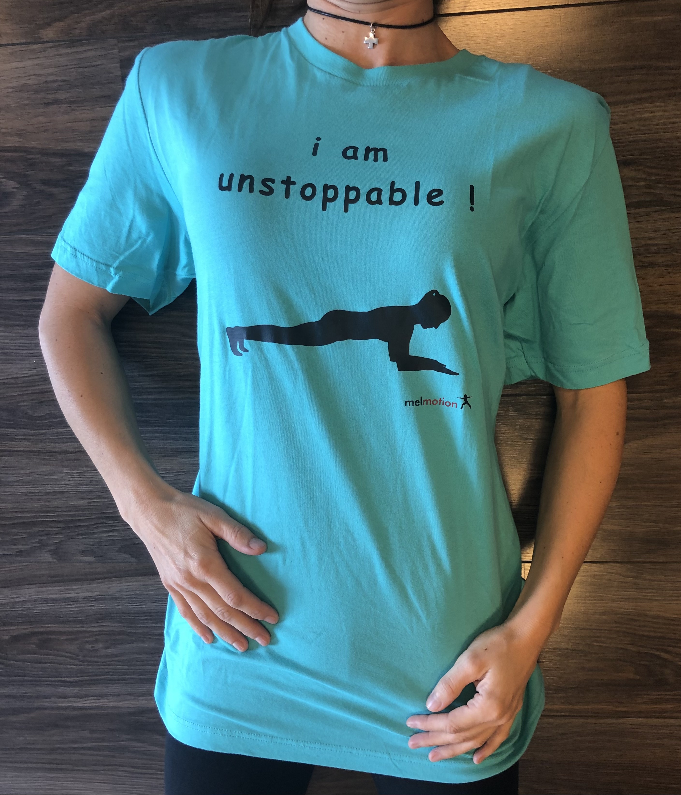 Pilates Shirt,unstoppable, Unisex  , Frauenfigur (XL)